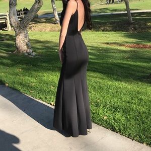 Black formal dress